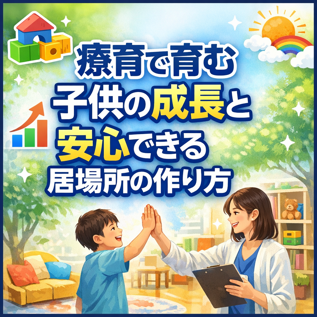 療育で育む子供の成長と安心できる居場所の作り方