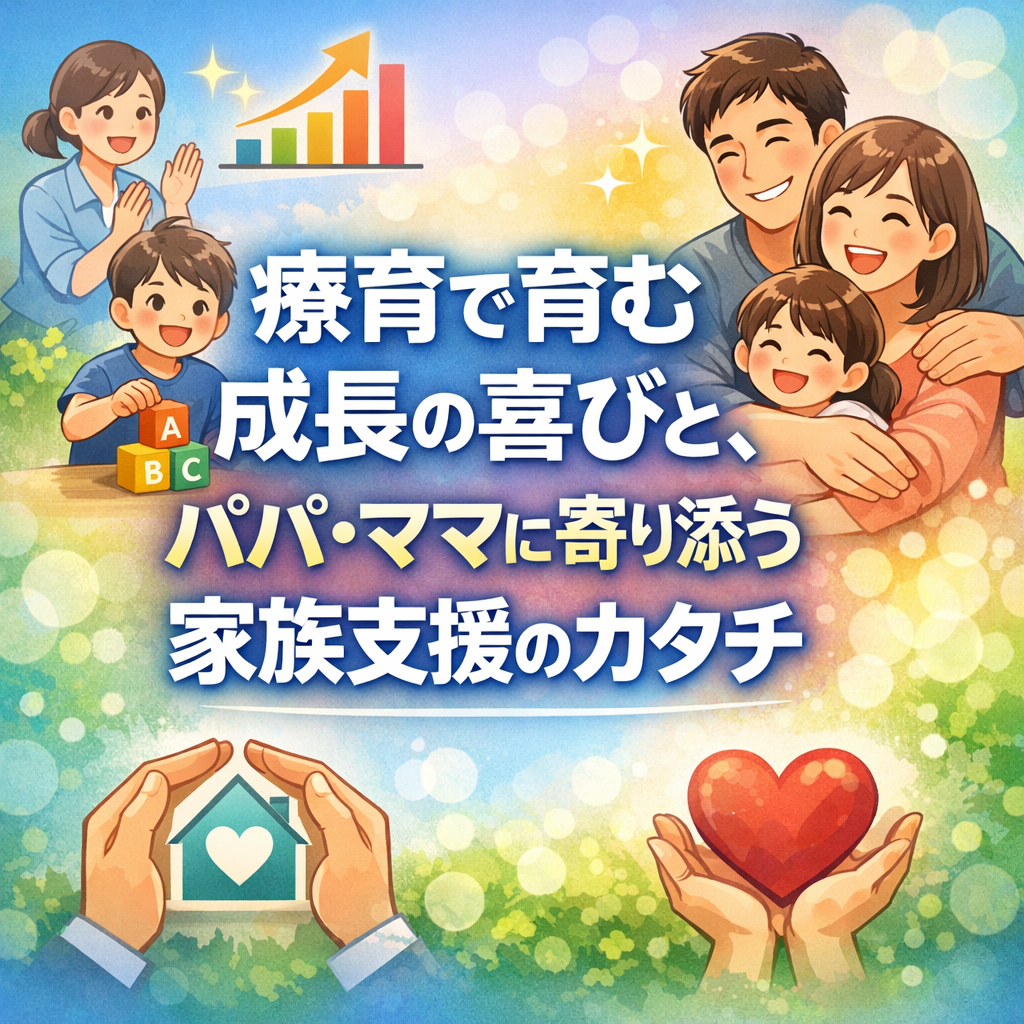 療育で育む成長の喜びと、パパ・ママに寄り添う家族支援のカタチ
