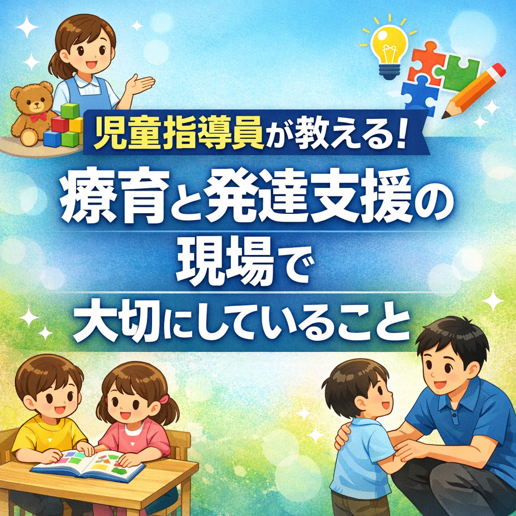 児童指導員が教える！療育と発達支援の現場で大切にしていること