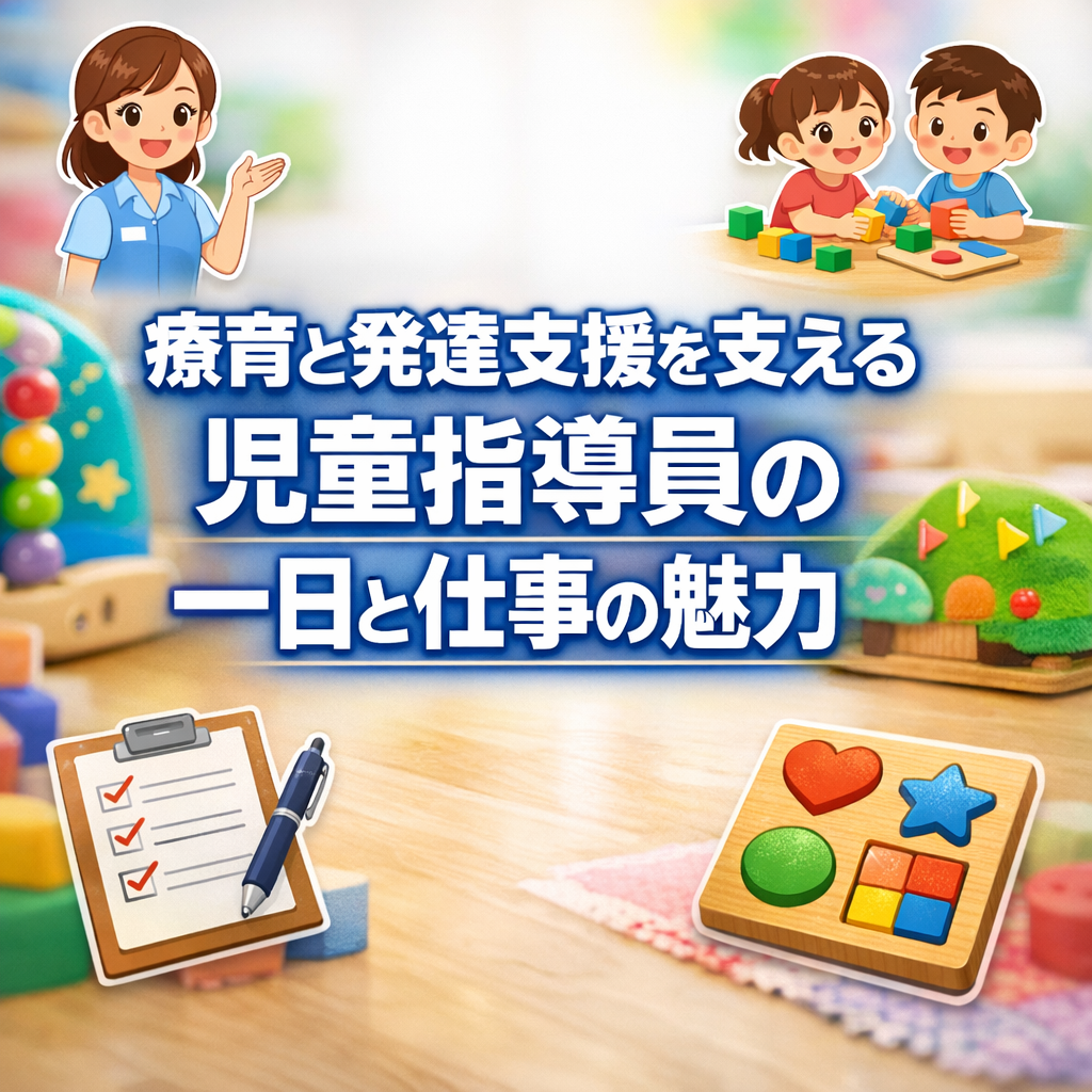 療育と発達支援を支える児童指導員の一日と仕事の魅力
