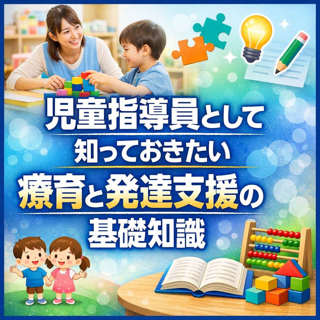 児童指導員として知っておきたい療育と発達支援の基礎知識